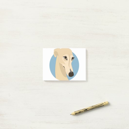 Greyhoundontwerp Post-it® Notes (Op bureau)
