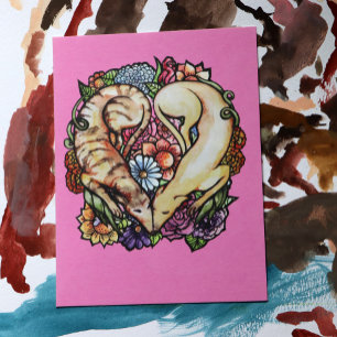 Greyhounds Briefkaart