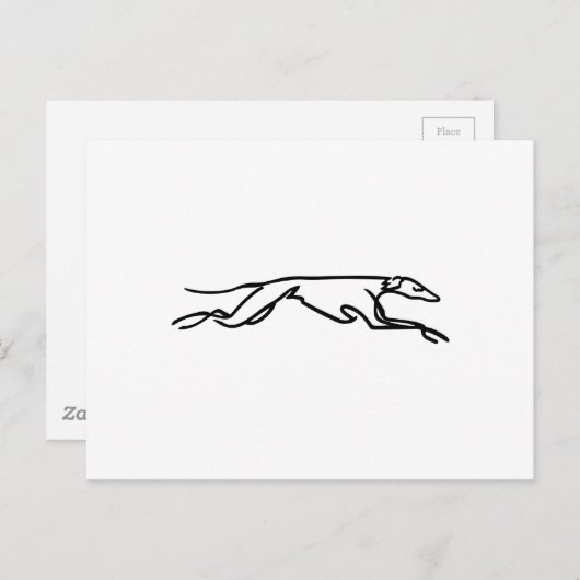 Greyhounds Briefkaart (Voorkant / Achterkant)