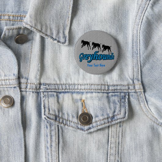 Greyhounds Dog Button (In situ)