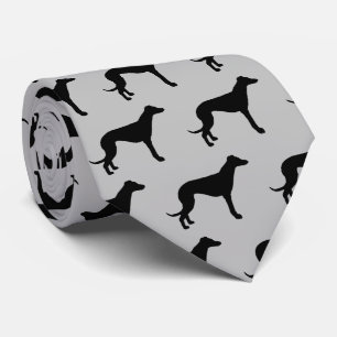 Greyhounds Dog Silhouette Stropdas