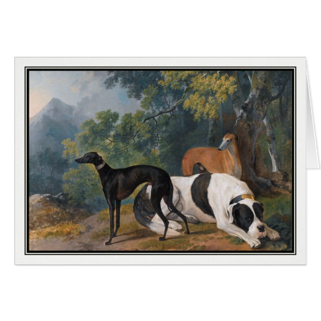 Greyhounds en Mastiff van Sawory Gilpin (Voorkant Horizontaal)