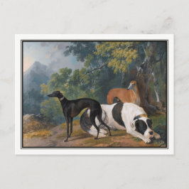 Greyhounds en Mastiff van Sawory Gilpin Briefkaart