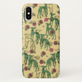 Greyhounds en Rozen Greyhound Roos Pattern Spring Case-Mate iPhone Case (Achterkant)