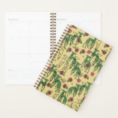 Greyhounds en Rozen Greyhound Roos Pattern Spring Planner (Display)