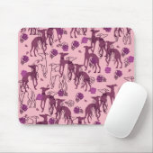 Greyhounds Garden Artwork Greyhound Rozen Muismat (Met muis)