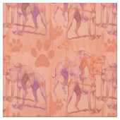 Greyhounds in mist stof (Close Up)