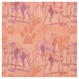 Greyhounds in mist stof