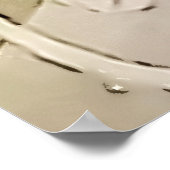 “Greyhounds in Winter” van Marjorie Miller Poster (Hoek)