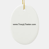 Greyhounds Keramisch Ornament (Achterkant)