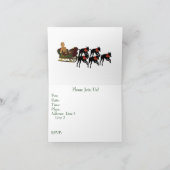 Greyhounds Kerstfeestdag uitnodiging (Binnen)