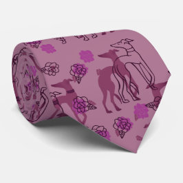 Greyhounds Love Pink Galgos Doggo Stropdas