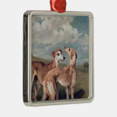 Greyhounds Metalen Ornament (Rechts)
