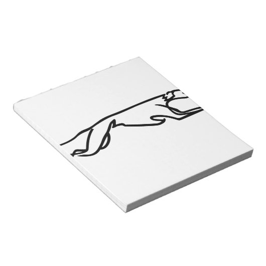 Greyhounds Notitieblok (Schuin)