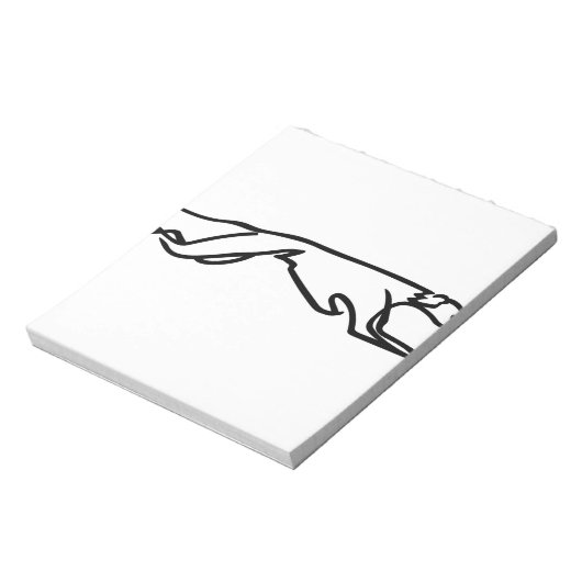 Greyhounds Notitieblok (Linkerzijde)