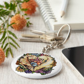 Greyhounds Sleutelhanger (Zijkant)