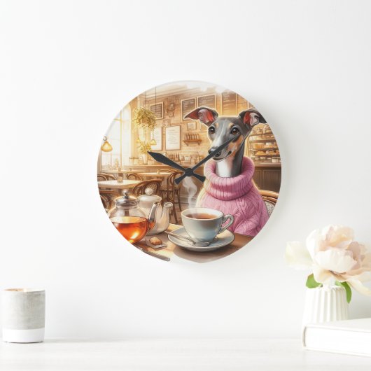Greyhound's Tea Time Wandklok (Huis)