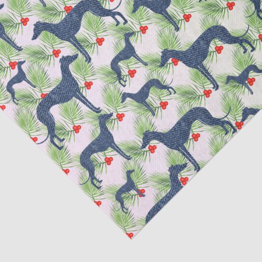 Greyhounds Tissuepapier (Detail)