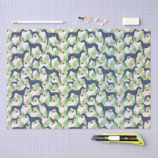 Greyhounds Tissuepapier (Craft)
