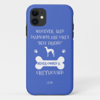 Greyhounds zijn de beste vriendin van een meisje