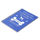 Greyhounds zijn de beste vriendin van een meisje notitieboek (Linkerzijde)