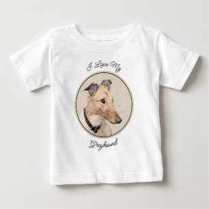 Greyhoundschildering - Cute Original Dog Art