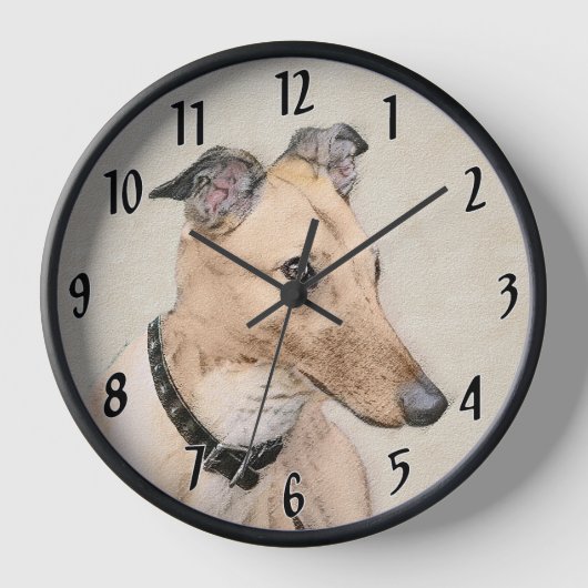 Greyhoundschildering - Cute Original Dog Art (Voorkant)