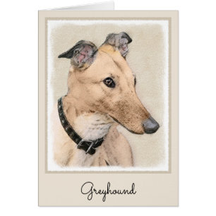 Greyhoundschildering - Cute Original Dog Art