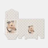 Greyhoundschildering - Cute Original Dog Art Bedankdoosjes (Uitgevouwen)
