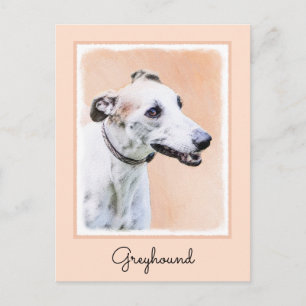Greyhoundschildering - Cute Original Dog Art Briefkaart