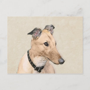 Greyhoundschildering - Cute Original Dog Art Briefkaart