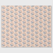 Greyhoundschildering - Cute Original Dog Art Cadeaupapier (Vlak)