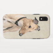 Greyhoundschildering - Cute Original Dog Art Case-Mate iPhone Case (Achterkant (horizontaal))