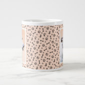 Greyhoundschildering - Cute Original Dog Art Grote Koffiekop (Voorkant)