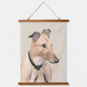 Greyhoundschildering - Cute Original Dog Art Hangend Wandkleed