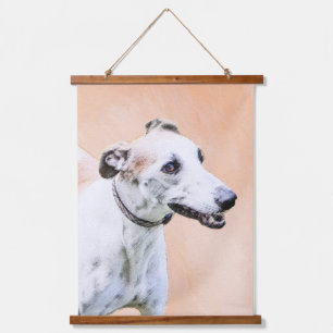 Greyhoundschildering - Cute Original Dog Art Hangend Wandkleed