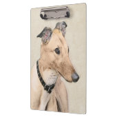 Greyhoundschildering - Cute Original Dog Art Klembord (Links)