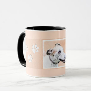 Greyhoundschildering - Cute Original Dog Art Mok