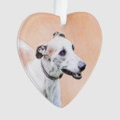 Greyhoundschildering - Cute Original Dog Art Ornament (voorkant)