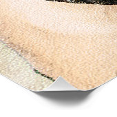 Greyhoundschildering - Cute Original Dog Art Perfect Poster (Hoek)