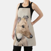 Greyhoundschildering - Cute Original Dog Art Schort (Insitu)