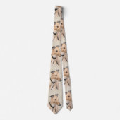 Greyhoundschildering - Cute Original Dog Art Stropdas (Voorkant)