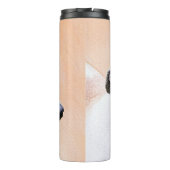 Greyhoundschildering - Cute Original Dog Art Thermosbeker (Achterkant)