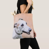 Greyhoundschildering - Cute Original Dog Art Tote Bag (Dichtbij)