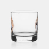 Greyhoundschildering - Cute Original Dog Art Whisky Glas (Links)