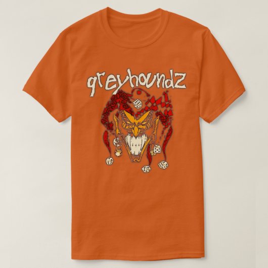 Greyhoundz 7 hoeken van je game t-shirt (Design voorkant)