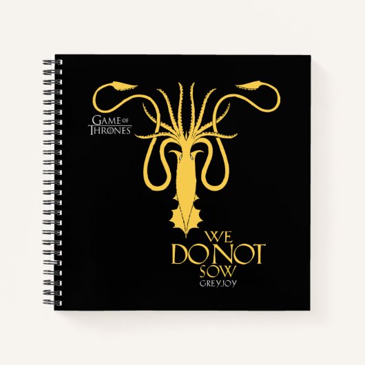 Greyjoy Sigil - We Do Not Sow Notitieboek (Voorkant)