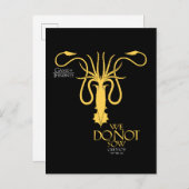 Greyjoy Sigil - We zagen niet Briefkaart (Voorkant / Achterkant)