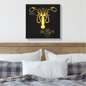 Greyjoy Sigil - We zagen niet Canvas Afdruk (Insitu (Slaapkamer))