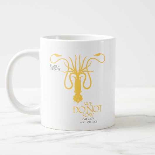 Greyjoy Sigil - We zagen niet Grote Koffiekop (Links)